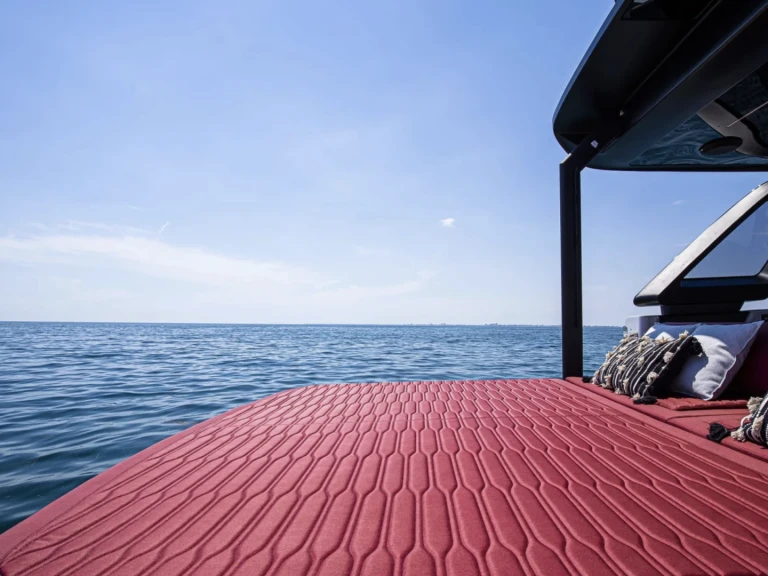 Cranchi A46 charter bareboat or skippered in  Saint-Tropez