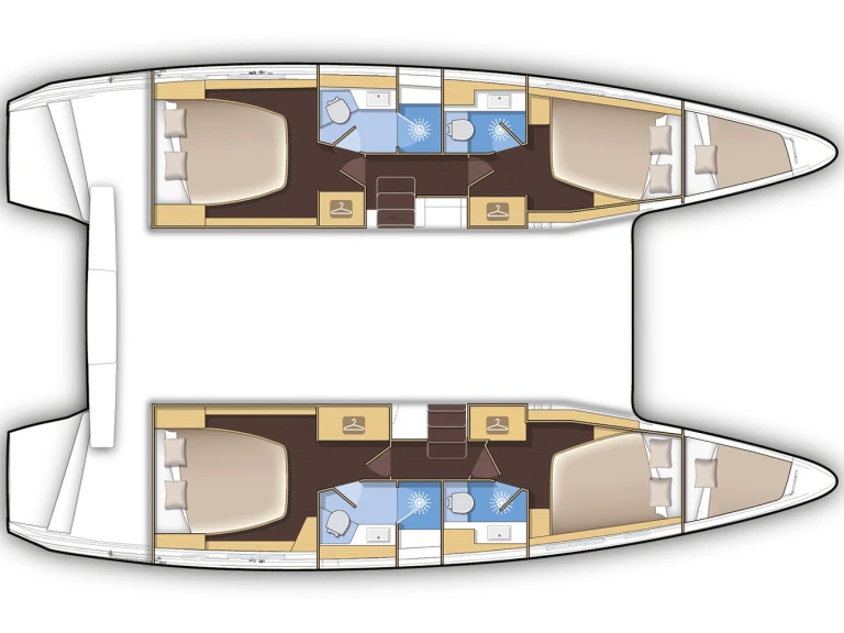 Lagoon Lagoon 42 charter bareboat or skippered in  Paros (Island)