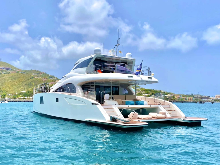 Sunreef CASA BLANCA charter bareboat or skippered in  Saint Thomas Island
