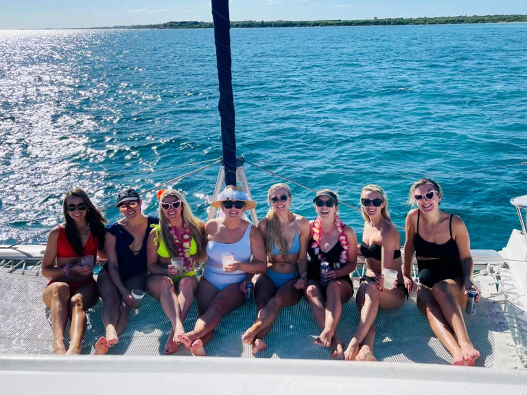 Hire Catamaran Custom Made with a boat licence