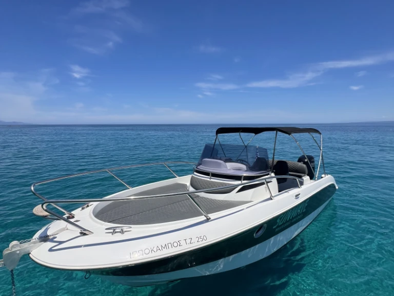 Sessa Marine Key Largo 26 charter bareboat or skippered in  Zakynthos