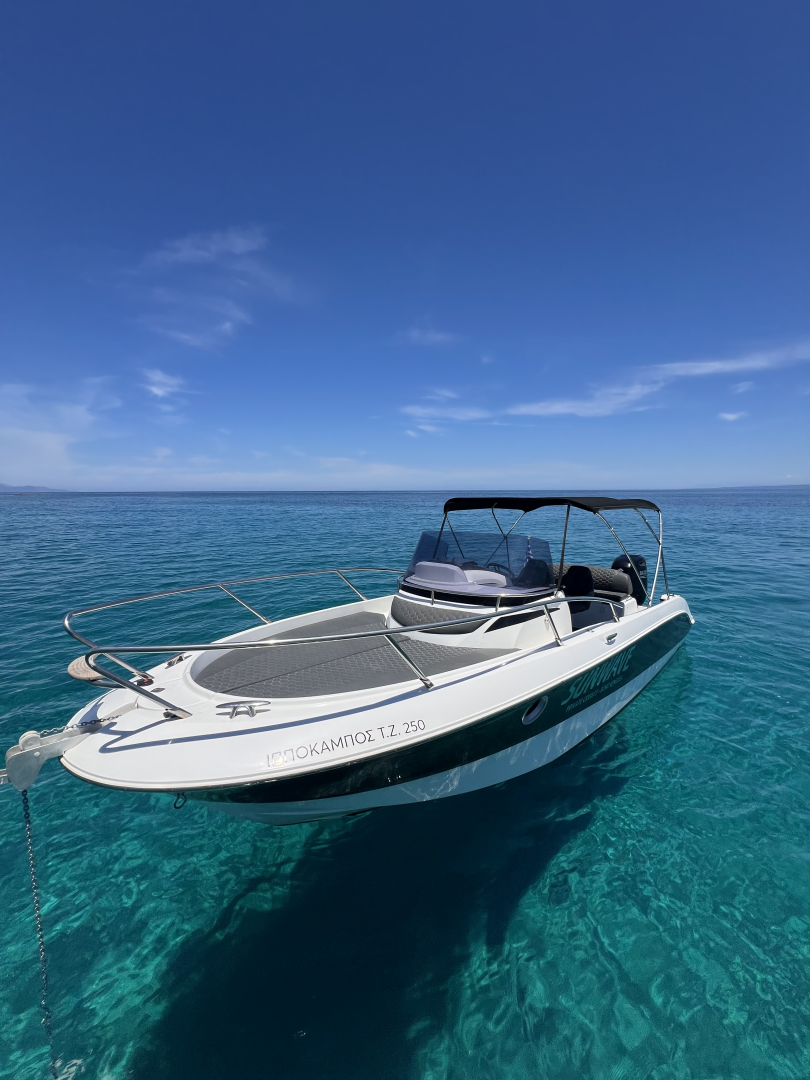 Sessa Marine Key Largo 26 charter bareboat or skippered in  Zakynthos