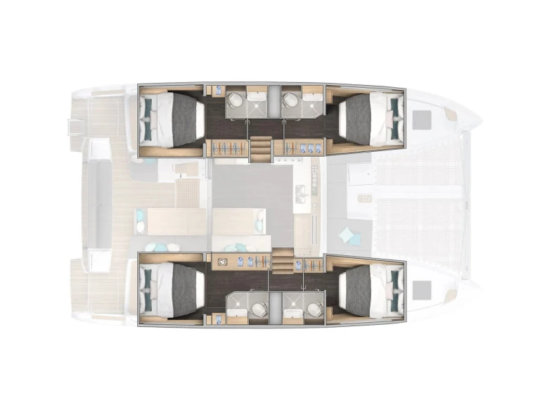 Hire Catamaran Lagoon with a boat licence