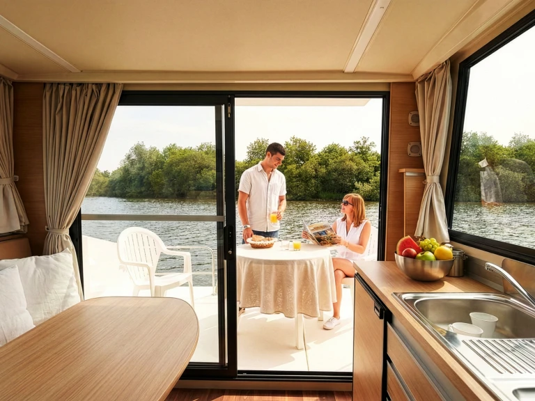 Nicols Yacht Nicols Sedan Primo charter bareboat or skippered in  Bellegarde