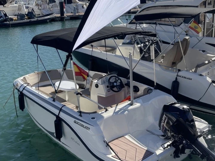 Hire Motorboat with or without skipper Quicksilver Sitges