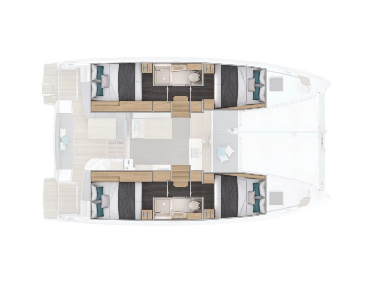 Lagoon Lagoon 38 charter bareboat or skippered in  Seget Donji