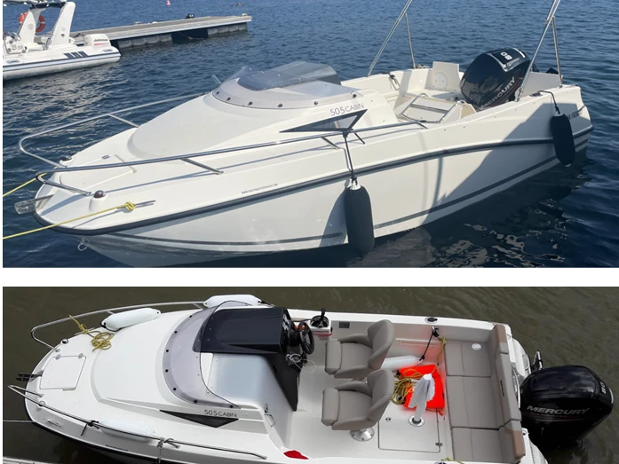 Motorboat hire in Nort-sur-Erdre - Quicksilver Activ 505 Cabin