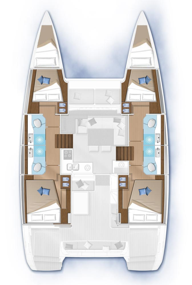 Catamaran hire in Gouvia - Lagoon Lagoon 40