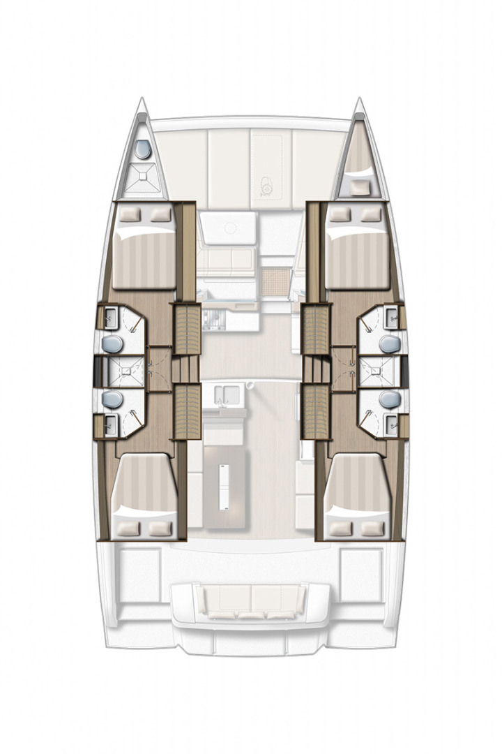 Bali Bali 4.2 charter bareboat or skippered in  Eden Island