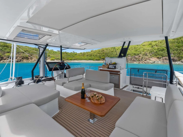 Fountaine Pajot PLUS 10 charter bareboat or skippered in  Saint Thomas Island