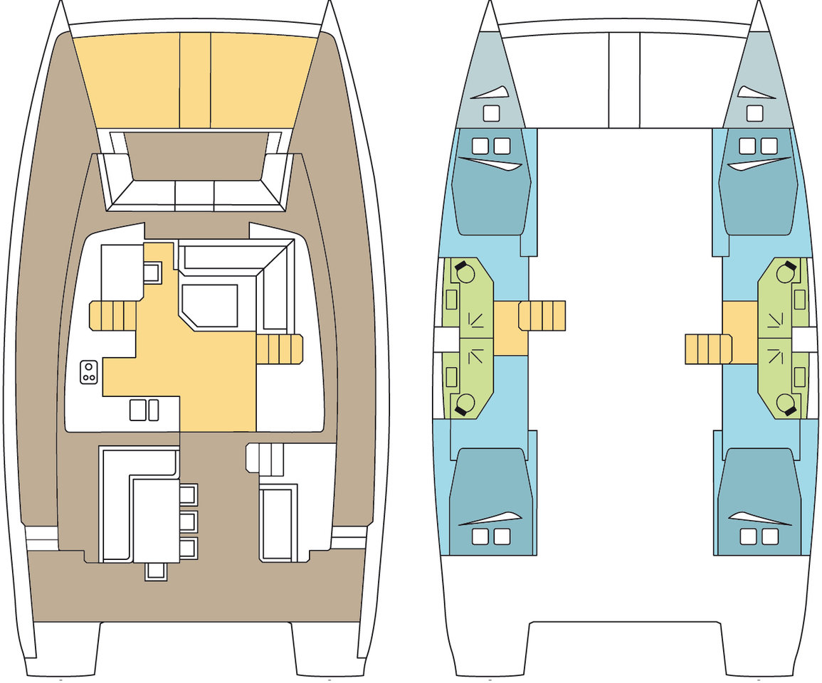 Charter a Bali Bali 4.5 in Bas du Fort on Samboat