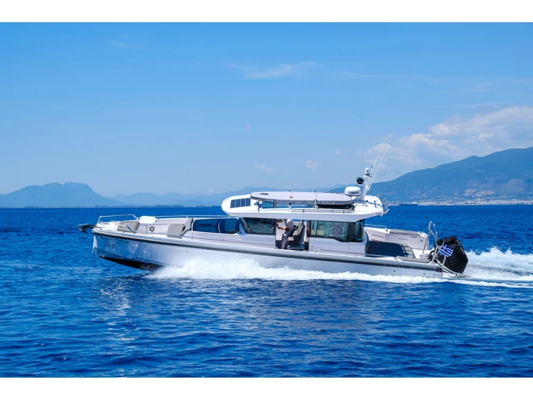 Axopar Axopar 37 XC Cross Cabin charter bareboat or skippered in  Pylos