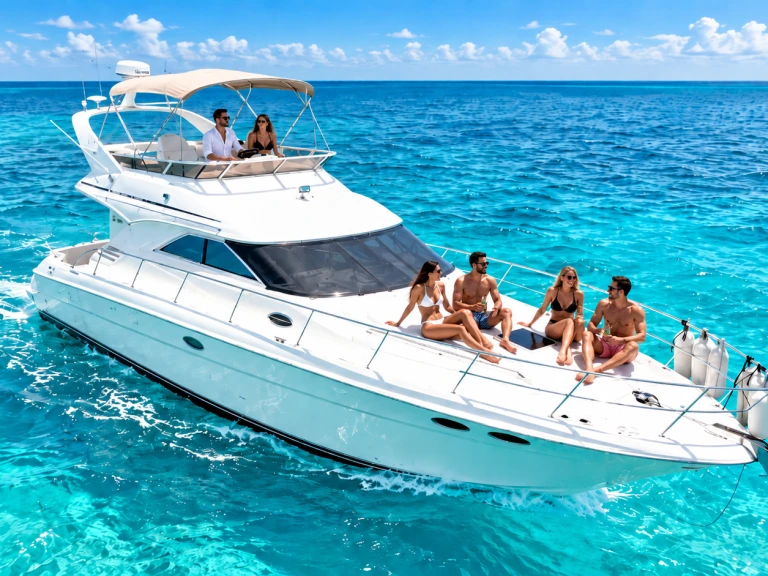 Yacht hire Cancún cheap custom