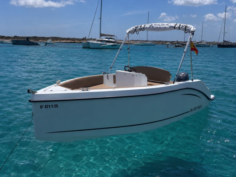 Silent Yachts 555 charter bareboat or skippered in  Club Nàutic Ca'n Picafort