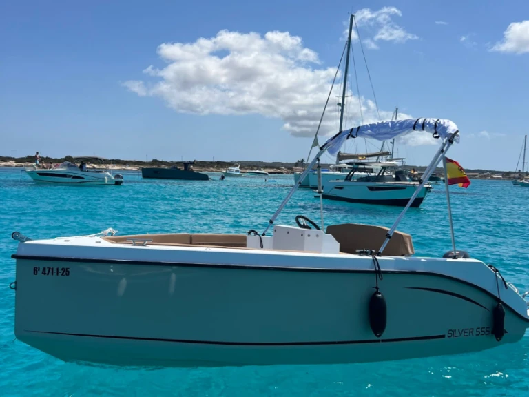 Silent Yachts 555 charter bareboat or skippered in  Club Nàutic Ca'n Picafort