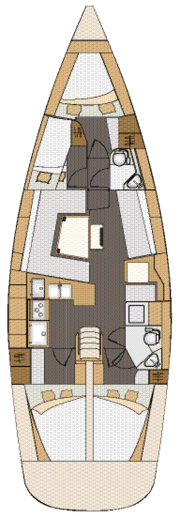 Elan Impression 45 charter bareboat or skippered in  Pula