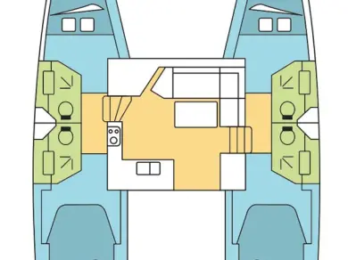 Catamaran hire in Trogir - Fountaine Pajot Isla 40