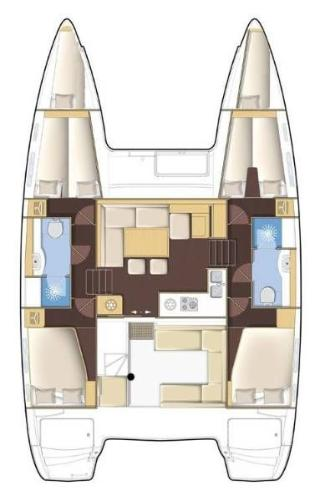 Catamaran hire in Trogir - Lagoon Lagoon 400 S2
