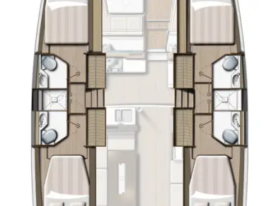 Bali Bali 4.2 charter bareboat or skippered in  Road Town