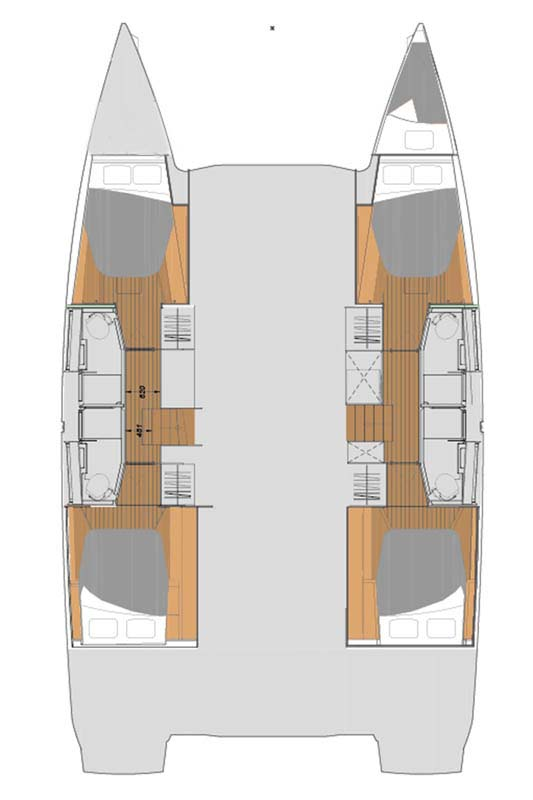 Hire Catamaran Fountaine Pajot with a boat licence
