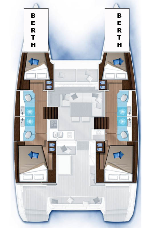 Yacht hire Komolac cheap Lagoon 40