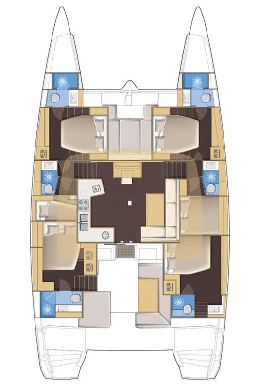 Yacht hire Palma de Mallorca cheap Lagoon 52 F