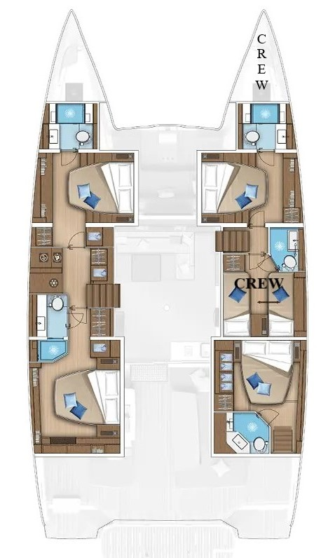 Charter a Lagoon Lagoon 55 - 4 + 2 cab. in Palma de Mallorca on Samboat