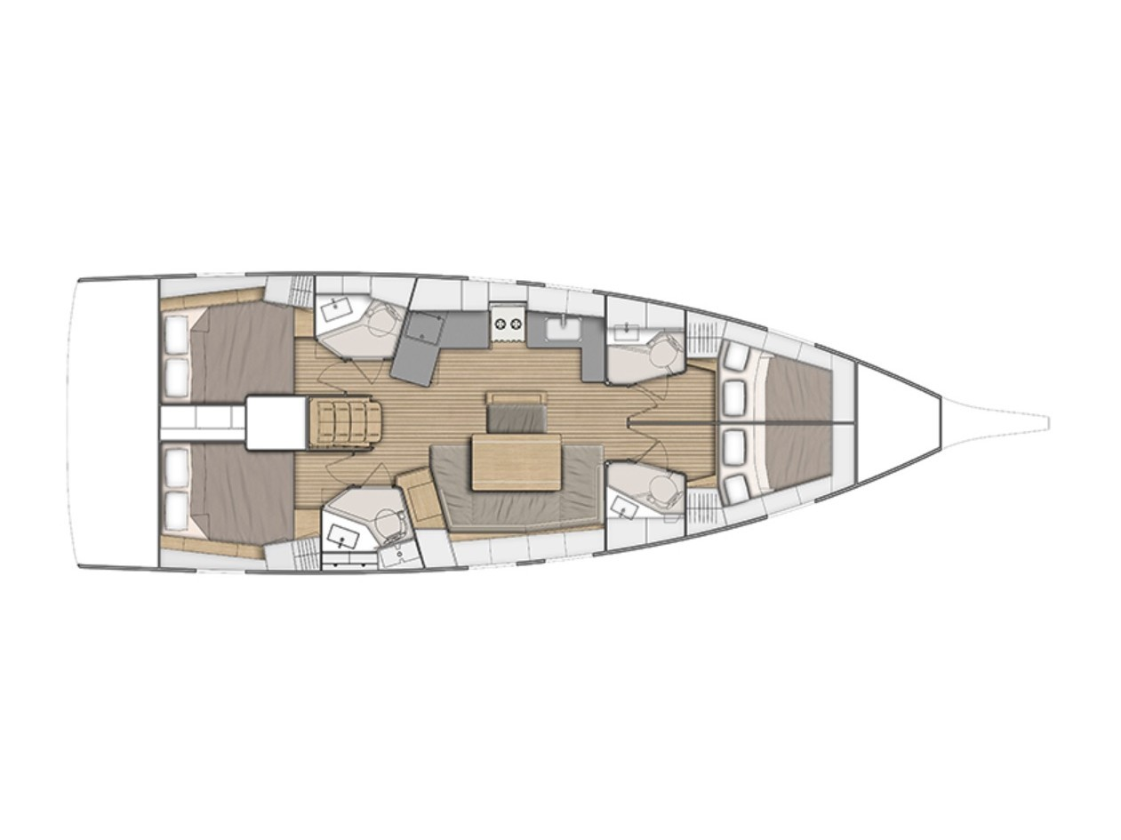 Hire Sailboat Bénéteau with a boat licence