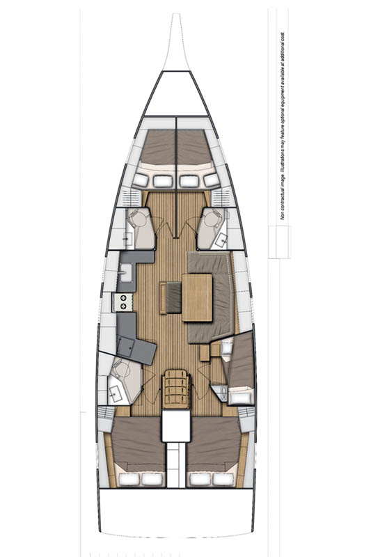 Bénéteau Oceanis 46.1 charter bareboat or skippered in  Seget Donji