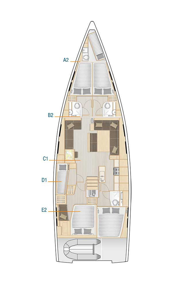 Charter a Hanse Hanse 548 in Seget Donji on Samboat