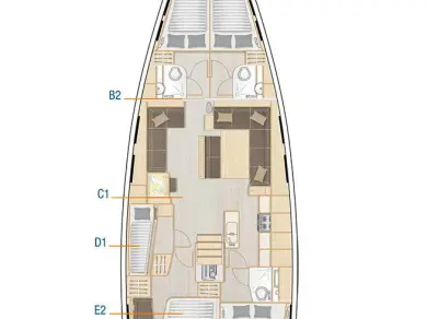 Charter a Hanse Hanse 548 in Seget Donji on Samboat