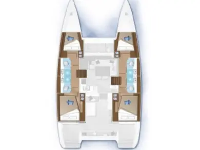 Hire Catamaran with or without skipper Lagoon Kaštela