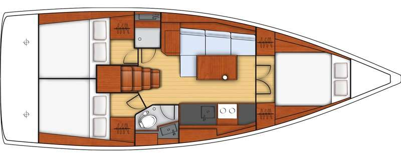 Charter a Bénéteau Oceanis 38.1 in Biograd na Moru on Samboat
