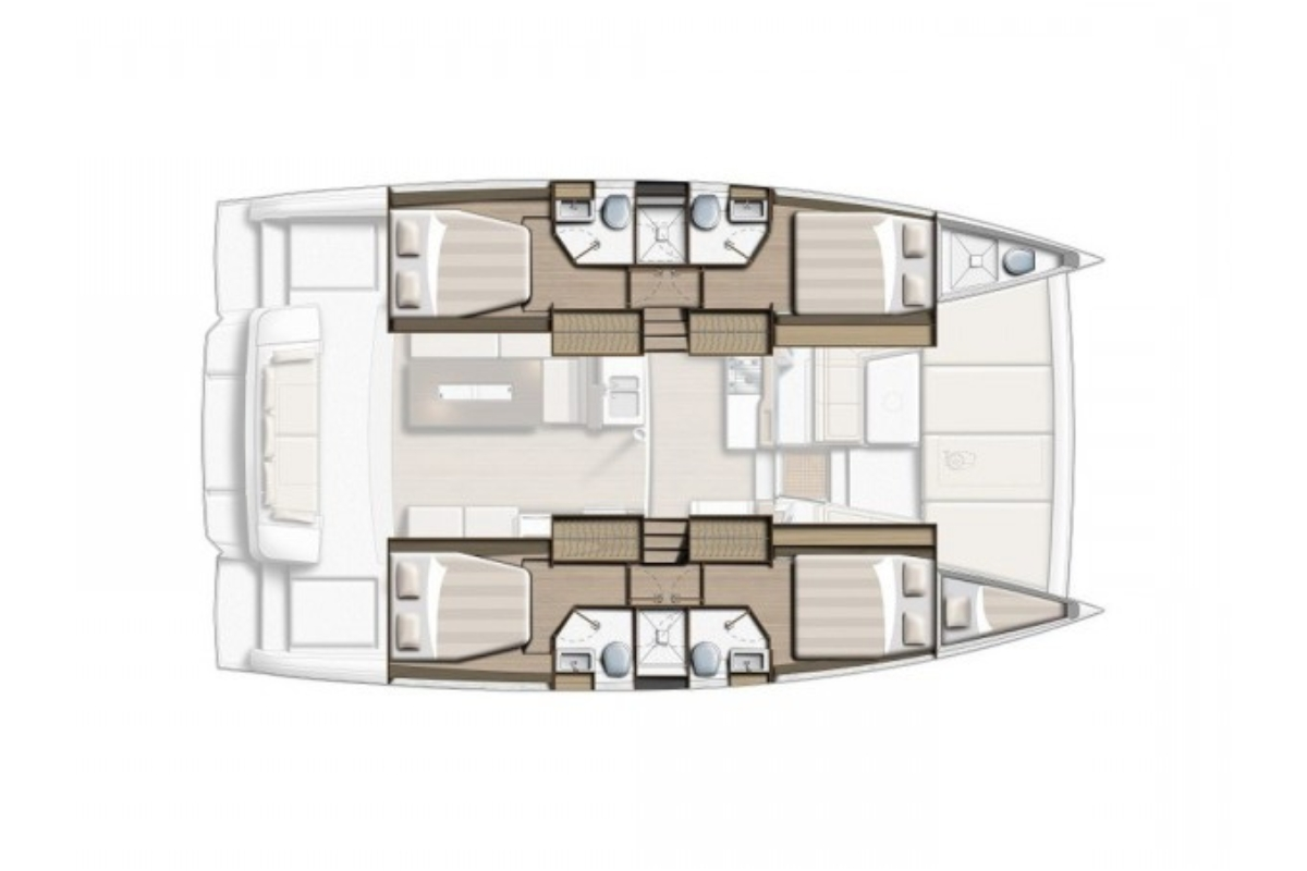 Hire Catamaran with or without skipper Bali Biograd na Moru