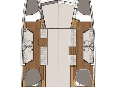 Catamaran hire in Lefkáda - Fountaine Pajot Lucia 40