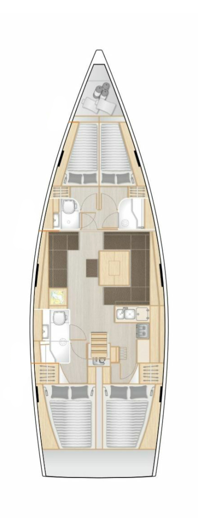 Hire Sailboat Hanse with a boat licence