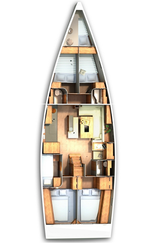 Hanse Hanse 505 charter bareboat or skippered in  Kos