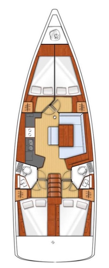 Hire Sailboat Bénéteau with a boat licence