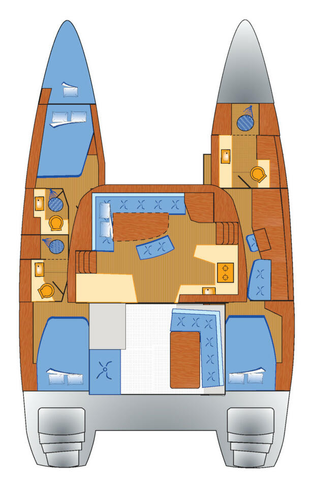 Hire Catamaran with or without skipper Lagoon Biograd na Moru
