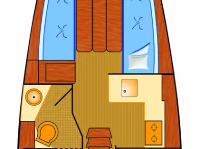 Hire Sailboat Jeanneau with a boat licence