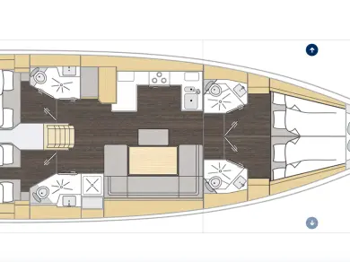 Yacht hire Alimos cheap Bavaria C46