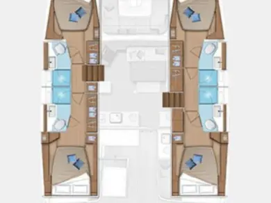 Yacht charter Gouvia - Lagoon Lagoon 46 on SamBoat