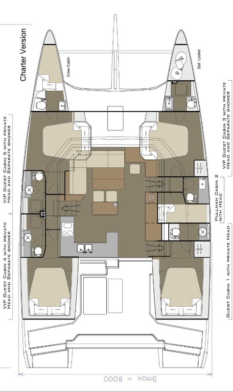 Hire Catamaran with or without skipper Dufour Trogir