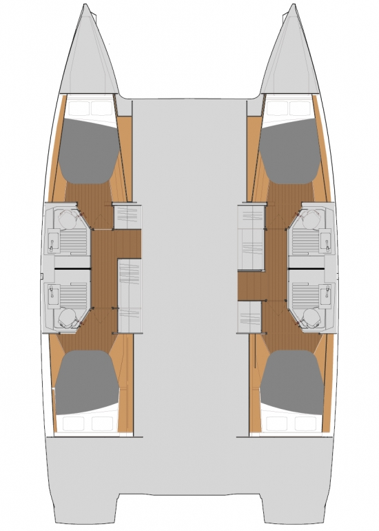 Hire Catamaran with or without skipper Fountaine Pajot Trogir
