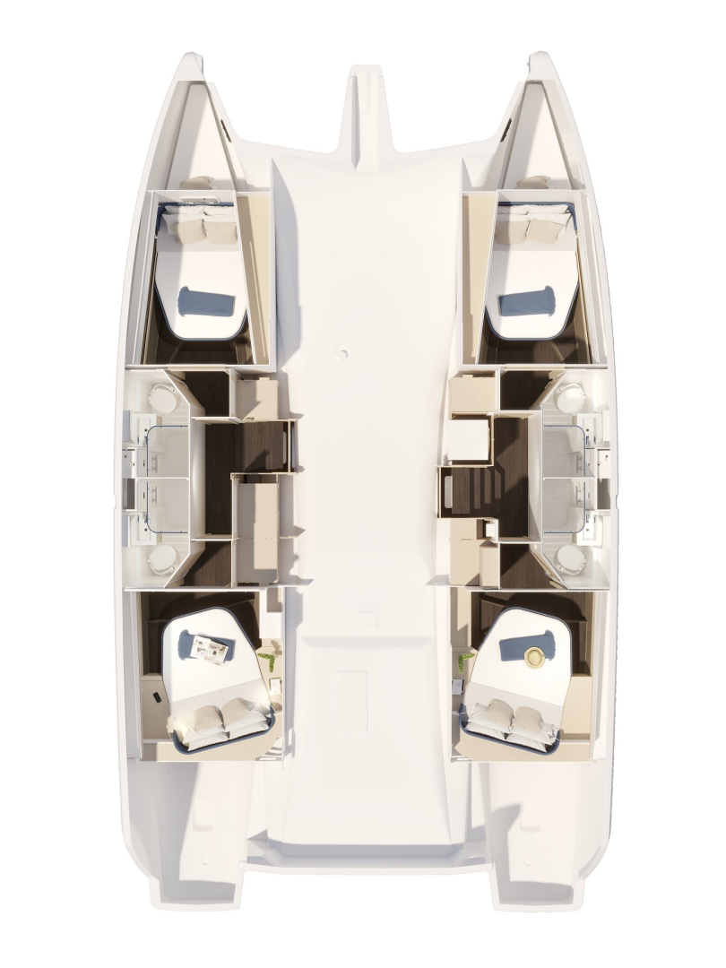Hire Catamaran with or without skipper Fountaine Pajot Seget Donji