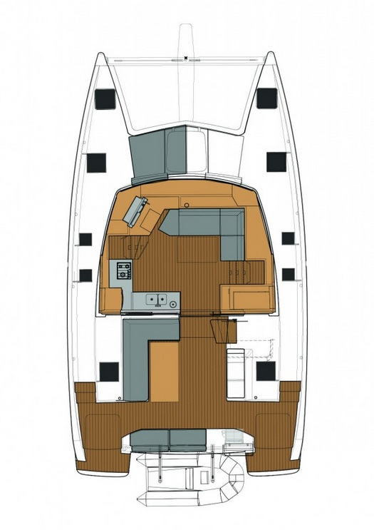 Yacht hire Trogir cheap Lucia 40