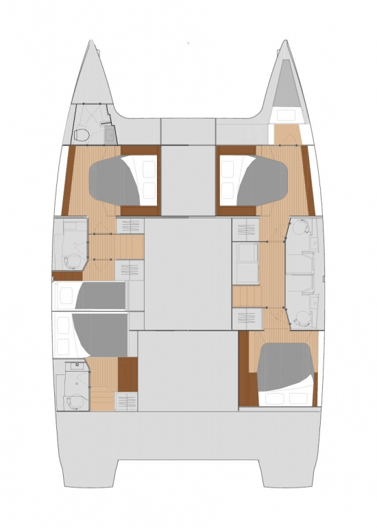 Hire Catamaran with or without skipper Fountaine Pajot Seget Donji