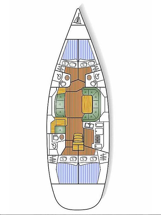 Jeanneau Sun Odyssey 49 DS charter bareboat or skippered in  Lávrio