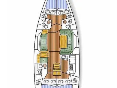 Jeanneau Sun Odyssey 49 DS charter bareboat or skippered in  Lávrio