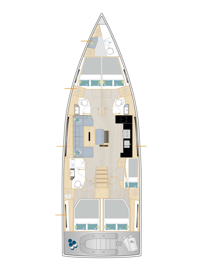 Hire Sailboat with or without skipper Hanse Sukošan